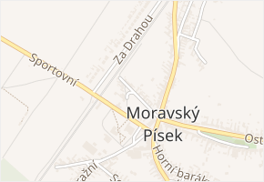 Hliník v obci Moravský Písek - mapa ulice