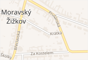 Krátká v obci Moravský Žižkov - mapa ulice