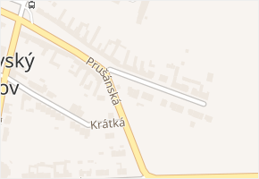 Prušánská v obci Moravský Žižkov - mapa ulice