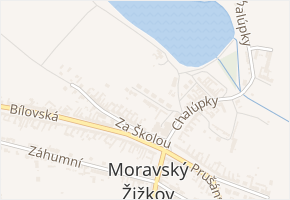 U Bytovek v obci Moravský Žižkov - mapa ulice