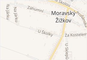 U Školky v obci Moravský Žižkov - mapa ulice