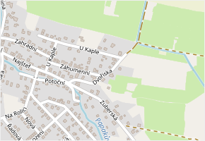Dvořiska v obci Mořkov - mapa ulice