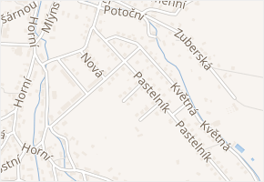 Krátká v obci Mořkov - mapa ulice