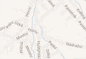 Křivá v obci Mořkov - mapa ulice