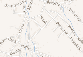 Osvobození v obci Mořkov - mapa ulice