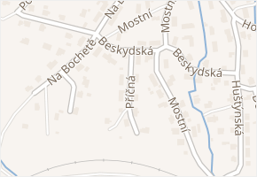 Příčná v obci Mořkov - mapa ulice