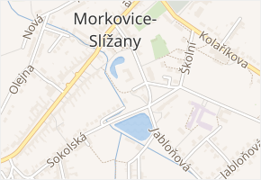 Altýře v obci Morkovice-Slížany - mapa ulice