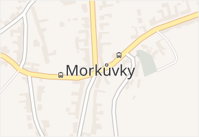 Morkůvky v obci Morkůvky - mapa části obce