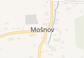 Mošnov v obci Mošnov - mapa části obce