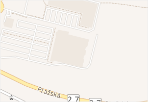 Velebudická v obci Most - mapa ulice