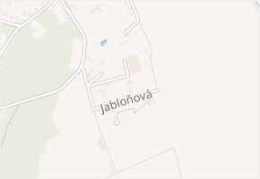 Jabloňová v obci Mostkovice - mapa ulice