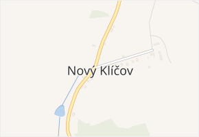 Nový Klíčov v obci Mrákov - mapa části obce