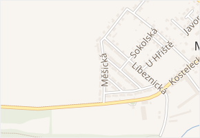 Měšická v obci Mratín - mapa ulice