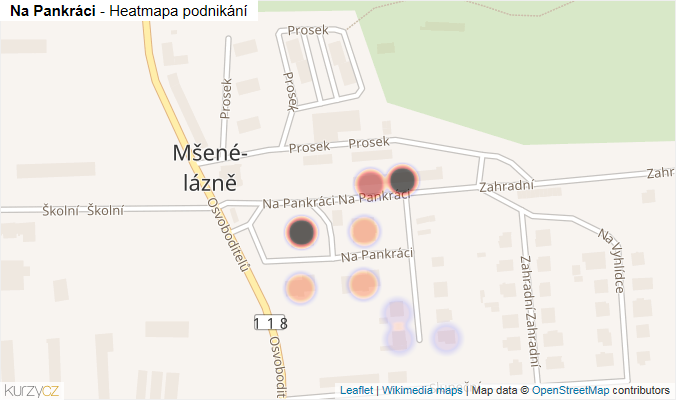 Mapa Na Pankráci - Firmy v ulici.