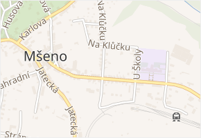 Havlíčkova v obci Mšeno - mapa ulice
