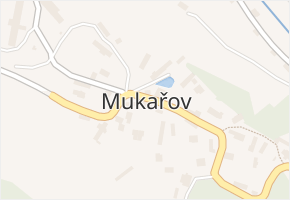 Mukařov v obci Mukařov - mapa části obce