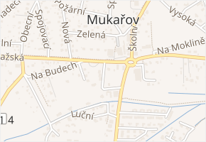 K bytovkám v obci Mukařov - mapa ulice