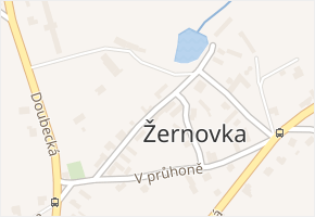 K rybníčku v obci Mukařov - mapa ulice