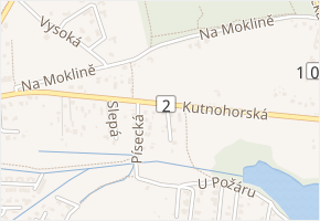Kutnohorská v obci Mukařov - mapa ulice