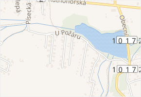 Nad Rybníkem v obci Mukařov - mapa ulice