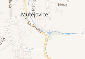 Kaprov v obci Mutějovice - mapa ulice
