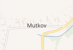 Mutkov v obci Mutkov - mapa části obce