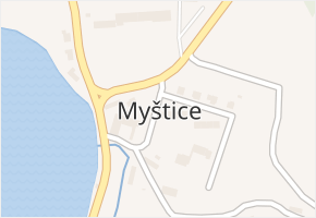 Myštice v obci Myštice - mapa části obce