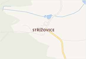 Střížovice v obci Myštice - mapa části obce