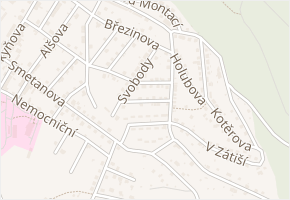 Čelakovského v obci Náchod - mapa ulice