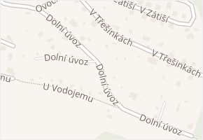 Dolní úvoz v obci Náchod - mapa ulice