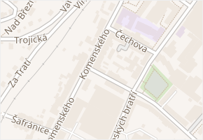 Hálkova v obci Náchod - mapa ulice