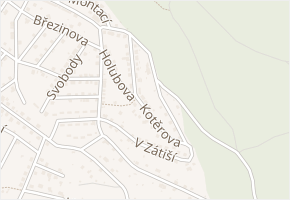 Kotěrova v obci Náchod - mapa ulice