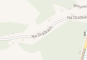 Na Drážkách v obci Náchod - mapa ulice
