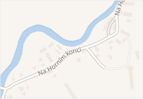 Na Horním konci v obci Náchod - mapa ulice