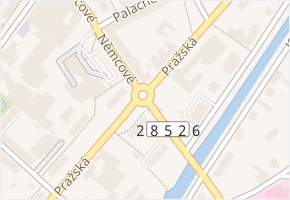 Němcové v obci Náchod - mapa ulice