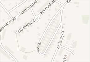 Nová v obci Náchod - mapa ulice