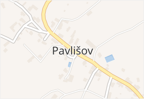 Pavlišov v obci Náchod - mapa části obce