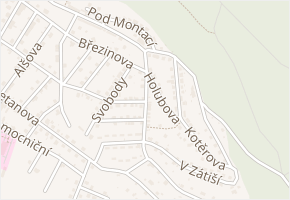 Šafaříkova v obci Náchod - mapa ulice