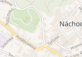Zámecká v obci Náchod - mapa ulice