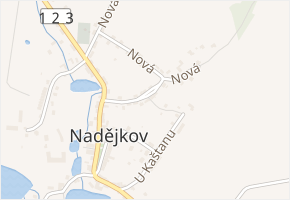 5. května v obci Nadějkov - mapa ulice