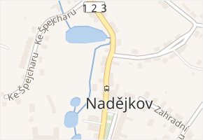 Fikarova v obci Nadějkov - mapa ulice