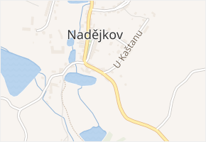 Táborská v obci Nadějkov - mapa ulice