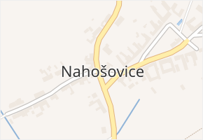 Nahošovice v obci Nahošovice - mapa části obce