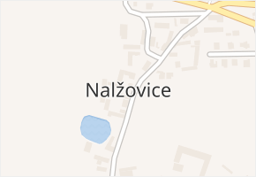 Červený v obci Nalžovice - mapa ulice