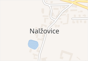Nalžovice v obci Nalžovice - mapa části obce