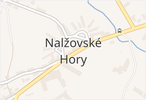 Nalžovy v obci Nalžovské Hory - mapa části obce