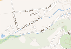 Bělidlo v obci Náměšť na Hané - mapa ulice