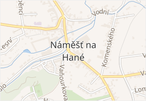 Novodvorská v obci Náměšť na Hané - mapa ulice