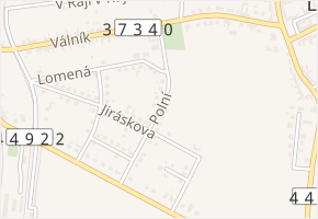 Polní v obci Náměšť na Hané - mapa ulice