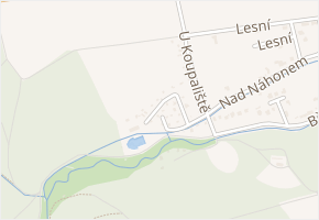 U Koupaliště v obci Náměšť na Hané - mapa ulice